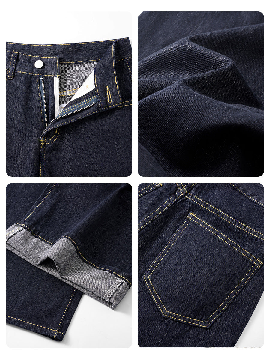 American Retro Wide-Leg High-Waisted baggy Jeans