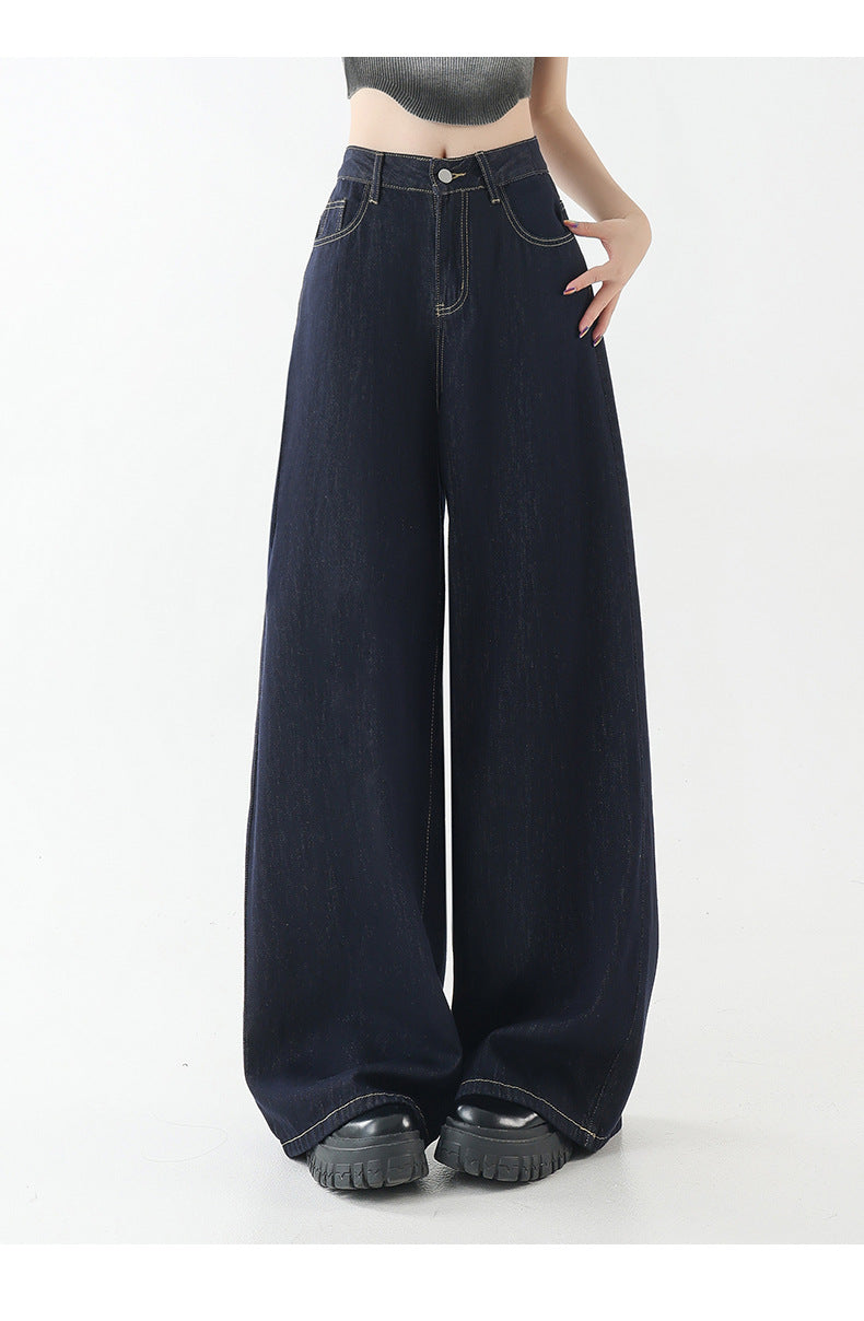 American Retro Wide-Leg High-Waisted baggy Jeans