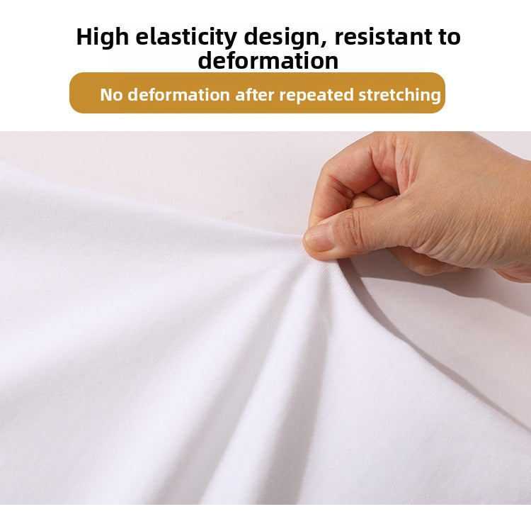 Black heavyweight cotton long-sleeved T-shirt