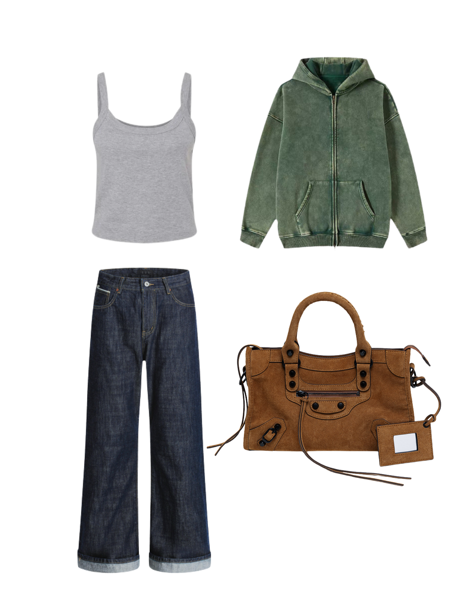 Green Hoodie Fit