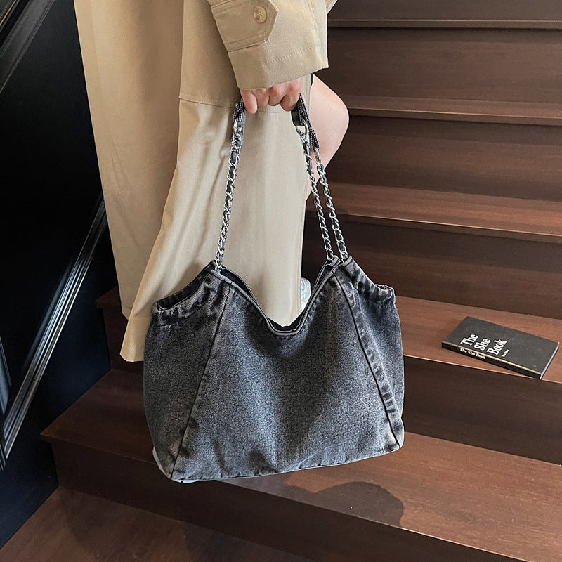 Denim Bag Retro Tote Bag