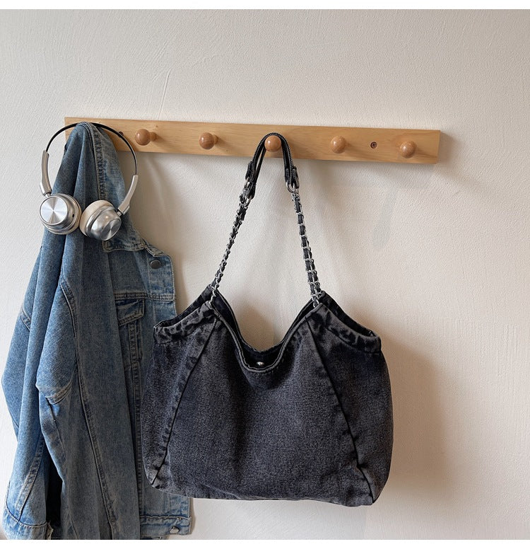 Denim Bag Retro Tote Bag