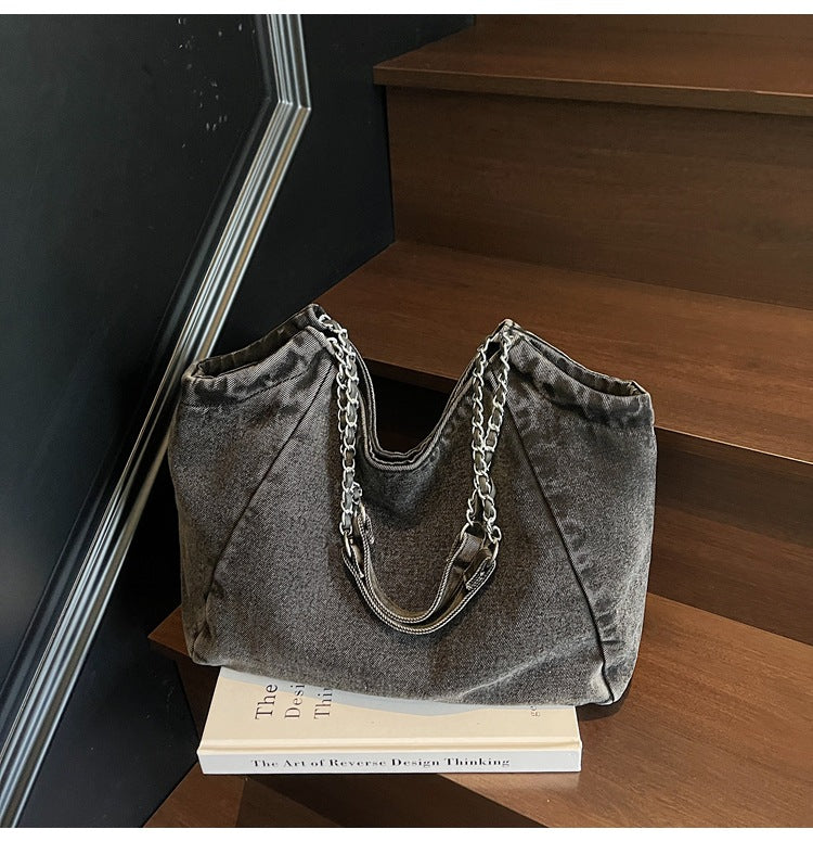 Denim Bag Retro Tote Bag