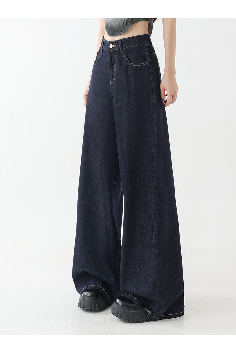 American Retro Wide-Leg High-Waisted baggy Jeans