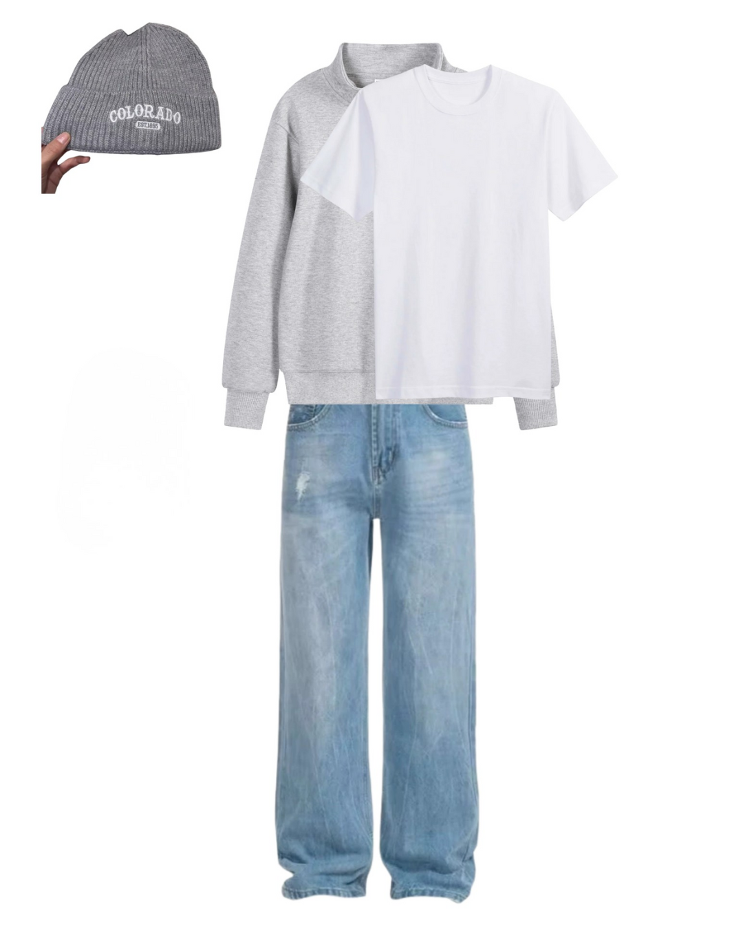 StreetWear Grey Outfit